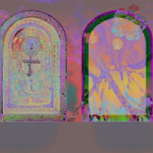 Målarens palats, höst, giclée, 45 x 17 cm