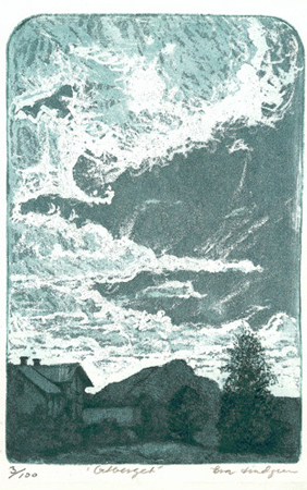 Getberget, mjukgrundsetsning och akvatint, 1986